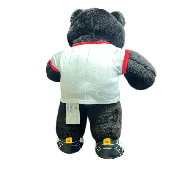 BUILD-A-BEAR Classic Dimples Black Plush Teddy Bear 15" Stuffed Animal - Picture 5 of 15